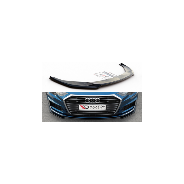 купи Добавка за предна броня/лип спойлер V.1 Audi A6 S-Line / S6 C8 - Maxton Design