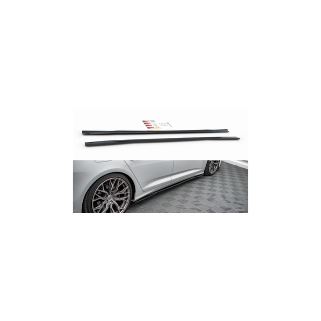 Добавки за прагове AUD A6 S-Line / S6 C8 - Maxton Design