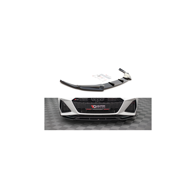купи Добавка за предна броня/лип спойлер V.1 Audi RS6 C8 / RS7 C8 - Maxton Design
