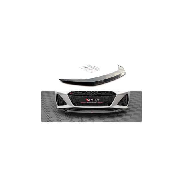 купи Добавка за предна броня/лип спойлер V.3 Audi RS6 C8 / RS7 C8 - Maxton Design