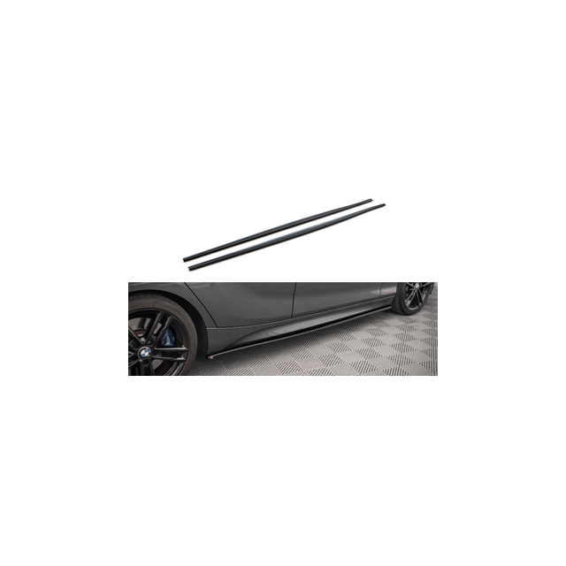 купи Добавки за прагове V.1 BMW 1 F20 M135I / M140I / M-PACK - Maxton Design