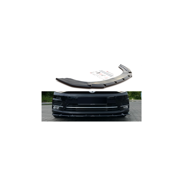 Добавка за предна броня/лип спойлер Volkswagen Caddy Mk. 4 - Maxton Design