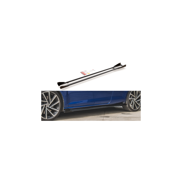 Добавки за прагове VW Golf 7 R / R-Line Facelift - Maxton Design
