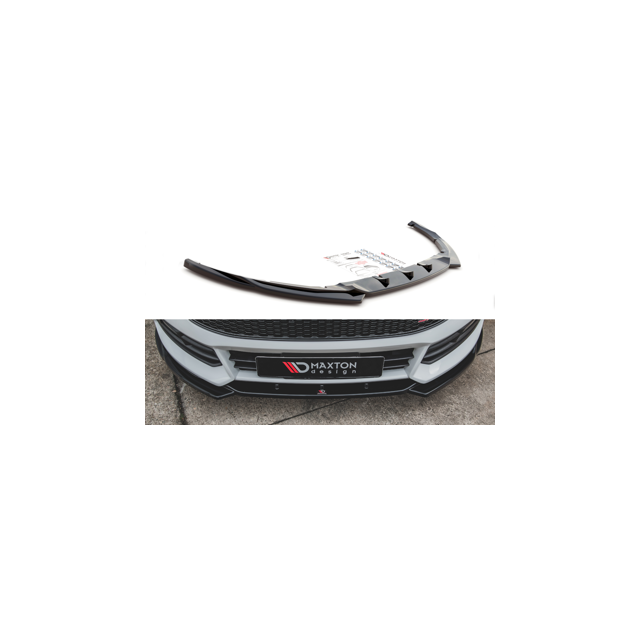Добавка за предна броня/лип спойлер V.5 Ford Focus St Mk3 Facelift - Maxton Design