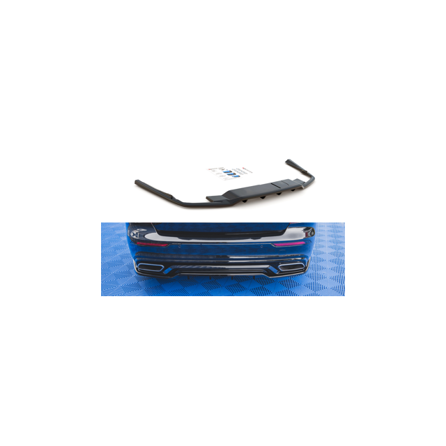 Централна Добавка за задна броня (с вертикални пръти) Volvo S60/V60 R-Design Mk3 - Maxton Design