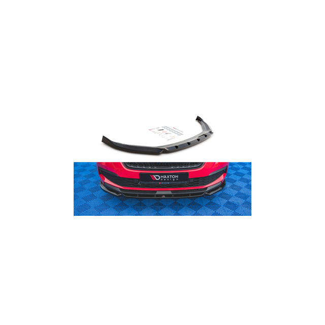 Добавка за предна броня/лип спойлер V.1 Skoda Kamiq - Maxton Design