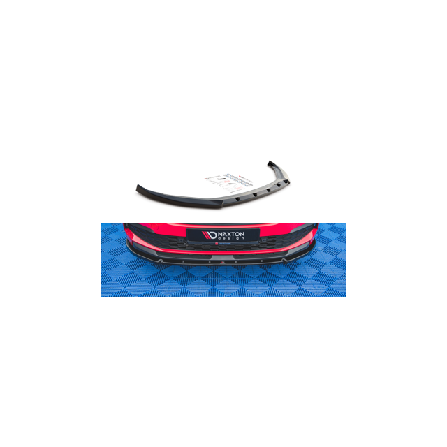 Добавка за предна броня/лип спойлер V.2 Skoda Kamiq - Maxton Design