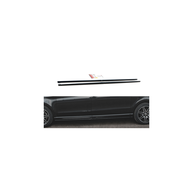 Добавки за прагове mercedes-benz v-class дълъг amg-line w447 facelift - Maxton Design