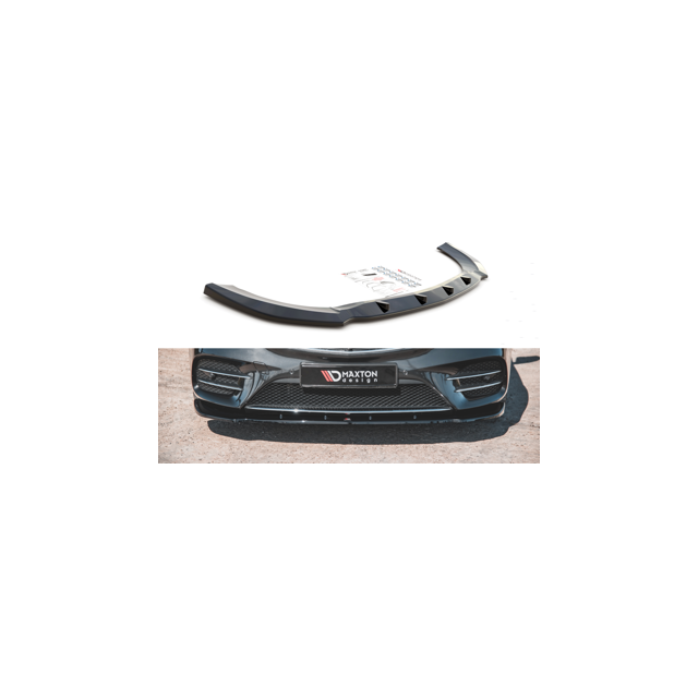 Добавка за предна броня/лип спойлер V.2 Mercedes-Benz V-Class AMG-Line W447 Facelift - Maxton Design