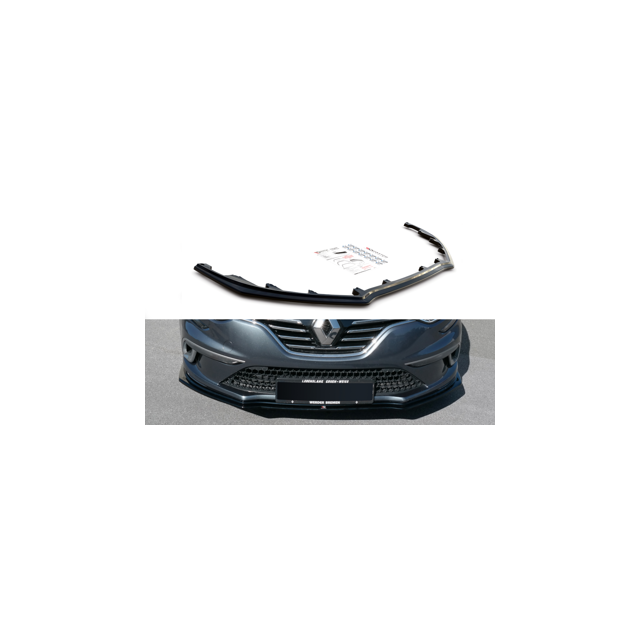 Добавка за предна броня/лип спойлер Renault Megane Mk.4 GT-Line - Maxton Design