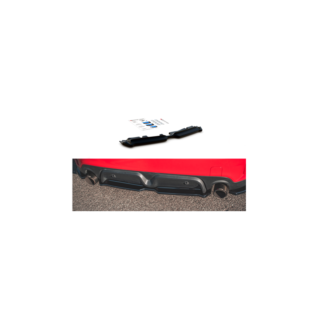 Централна Добавка за задна броня мини сънародник MK2 F60 JCW - Maxton Design