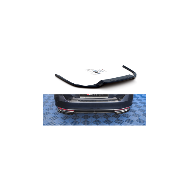 Централна Добавка за задна броня Volkswagen Passat B8 - Maxton Design