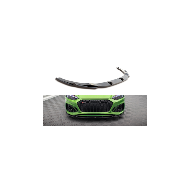 Добавка за предна броня/лип спойлер V.3 Audi RS5 F5 Facelift - Maxton Design