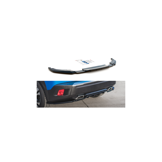 Централна Добавка за задна броня (с вертикални пръти) Peugeot 2008 Mk2 - Maxton Design