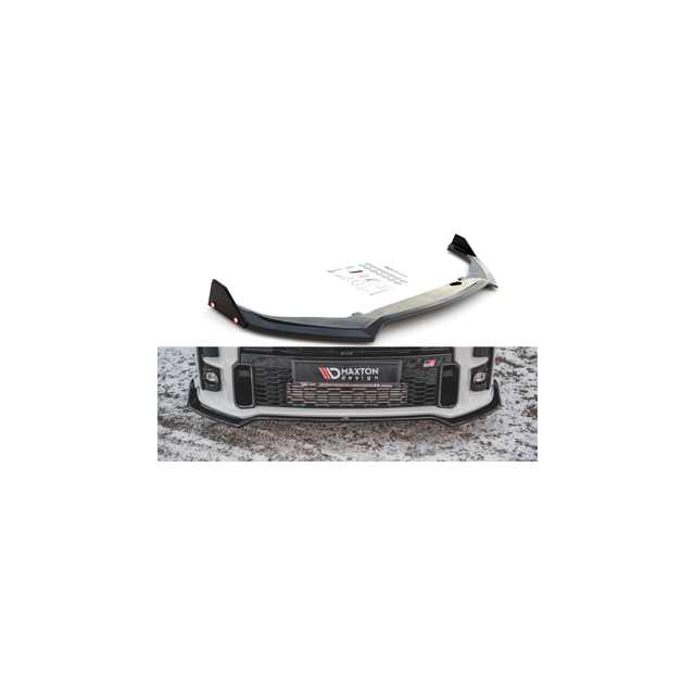 Добавка за предна броня/лип спойлер V.3 + Добавки Toyota Gr Yaris Mk4 - Maxton Design