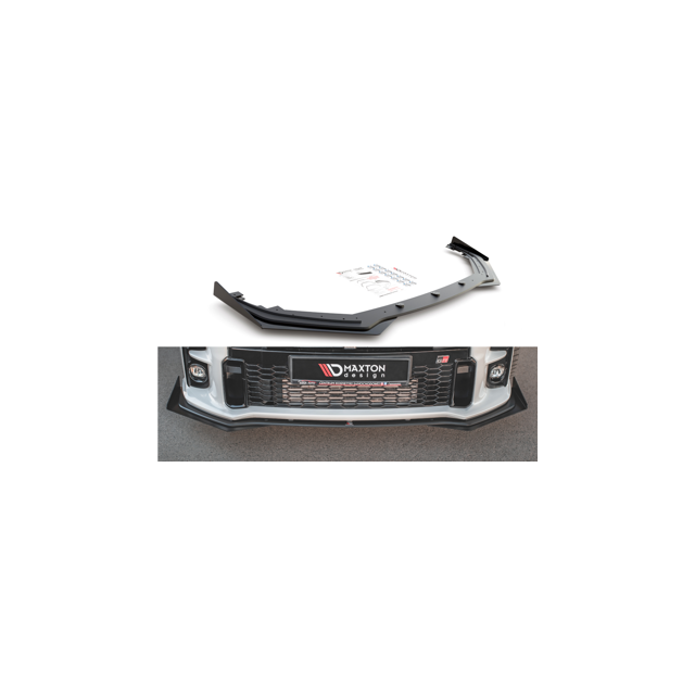 Добавка за предна броня/лип спойлер + Добавки Toyota Gr Yaris Mk4 - Maxton Design