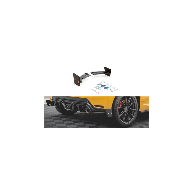 Добавки за задна броня + Добавки V.4 Toyota Gr Yaris Mk4 - Maxton Design