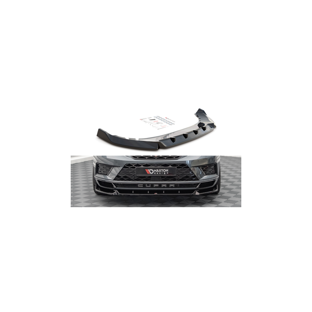 Добавка за предна броня/лип спойлер V.1 Cupra Ateca - Maxton Design