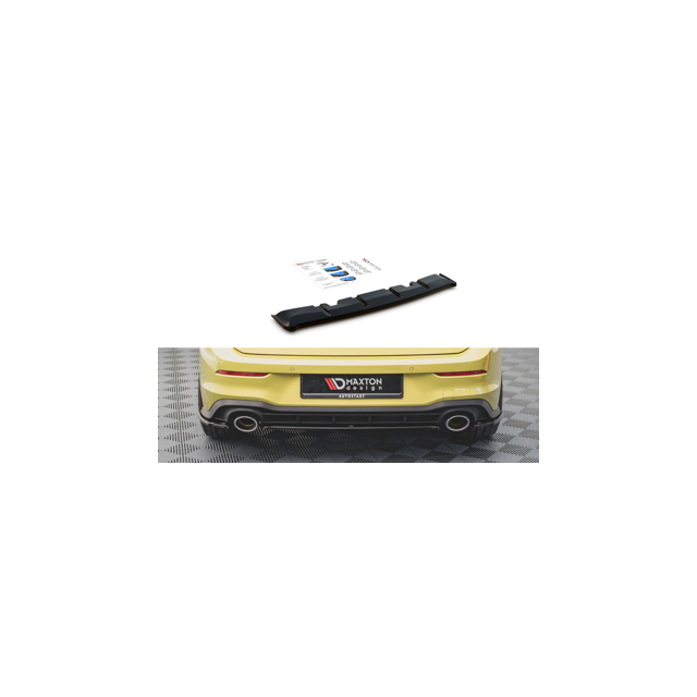 Централна Добавка за задна броня Volkswagen Golf 8 GTI Clubsport - Maxton Design