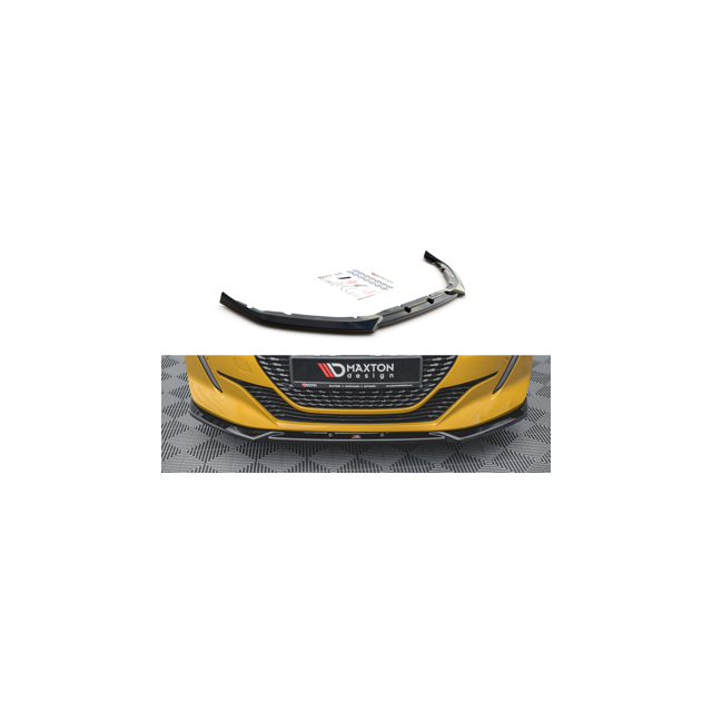Добавка за предна броня/лип спойлер  V.2 Peugeot 208 Mk2 - Maxton Design