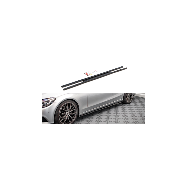 Добавки за прагове Mercedes-Benz C W205 - Maxton Design