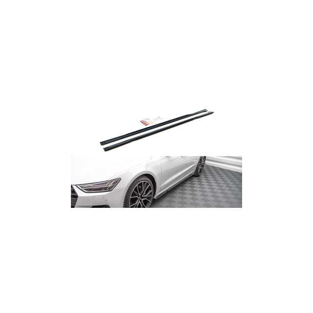 Добавки за прагове Audi A7 C8 - Maxton Design