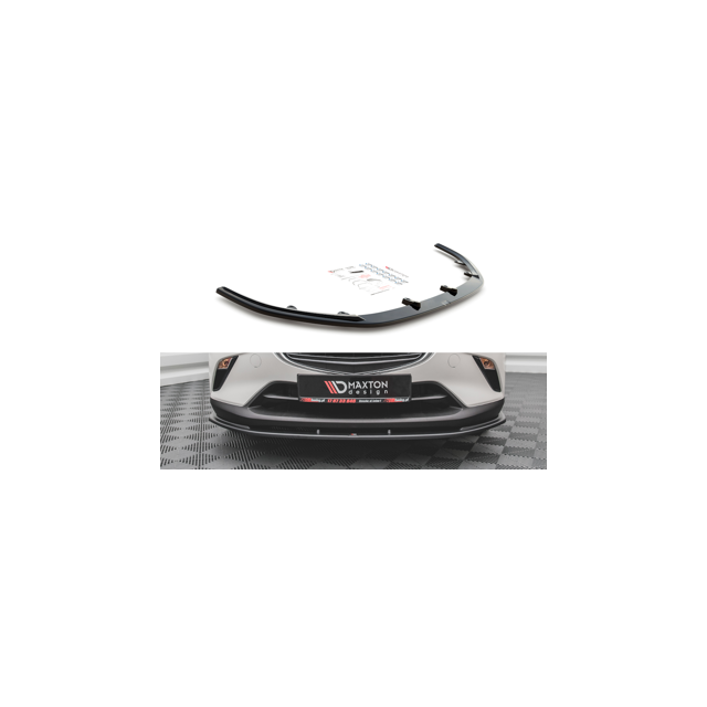 Добавка за предна броня/лип спойлер V.1 Mazda CX-3 - Maxton Design