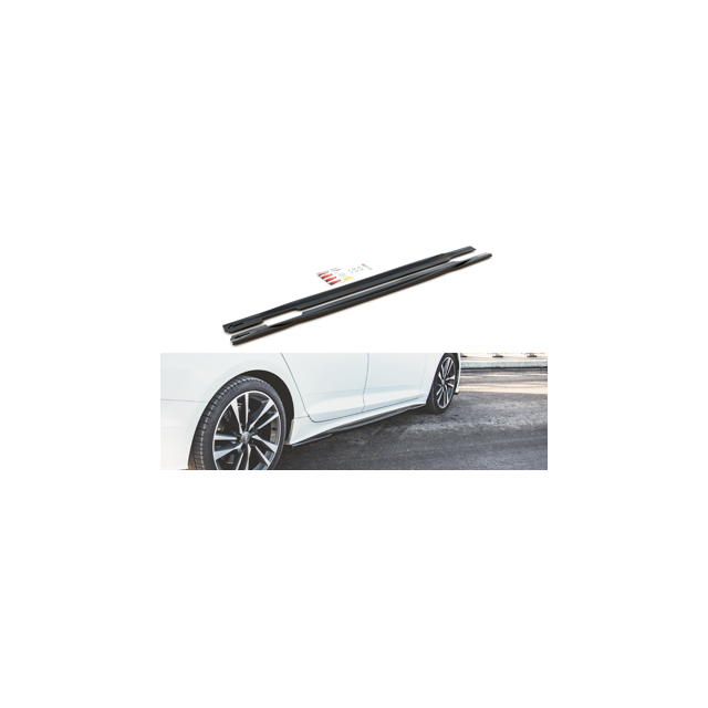 Добавки за прагове Audi S5 / A5 S-Line Sportback F5 Facelift - Maxton Design