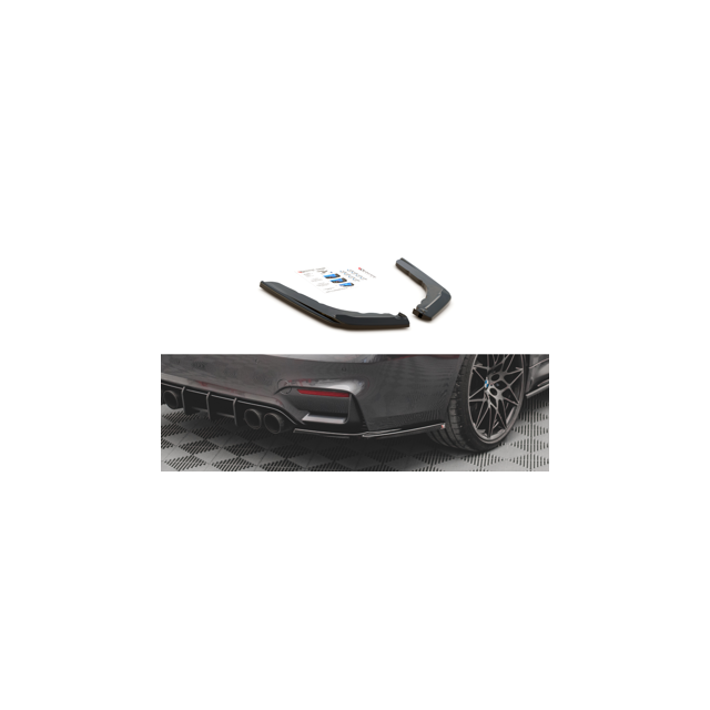 Добавки за задна броня v.2 BMW M4 F82 - Maxton Design