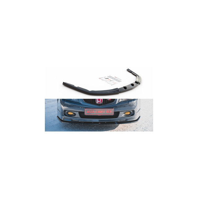 Добавка за предна броня/лип спойлер V.2 Honda Accord Mk7 Type-S - Maxton Design