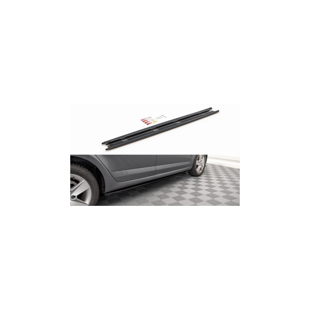 Добавки за прагове Skoda Octavia Mk3 Facelift - Maxton Design