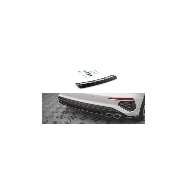 Централна Добавка за задна броня за Audi S3 Sportback 8y - Maxton Design