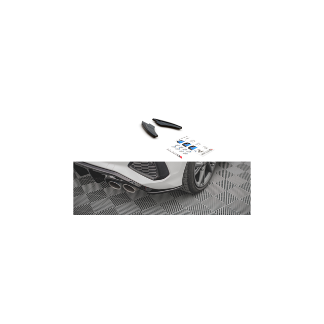 Добавки за задна броня v.2 Audi S3 Sportback 8y - Maxton Design