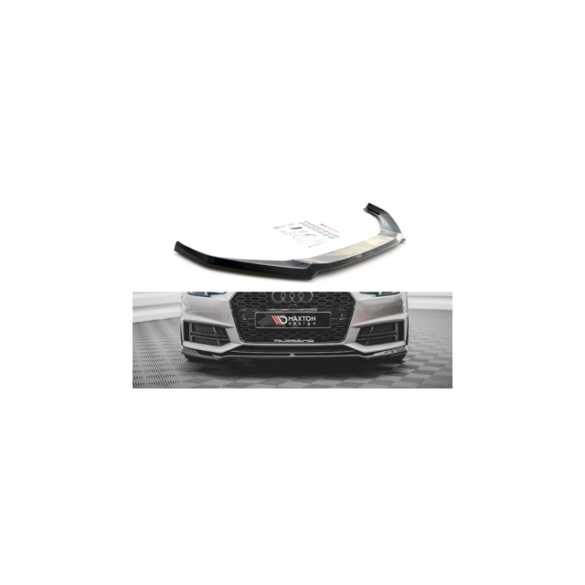 купи Добавка за предна броня/лип спойлер V.4 Audi S4 / A4 S-Line B9 - Maxton Design