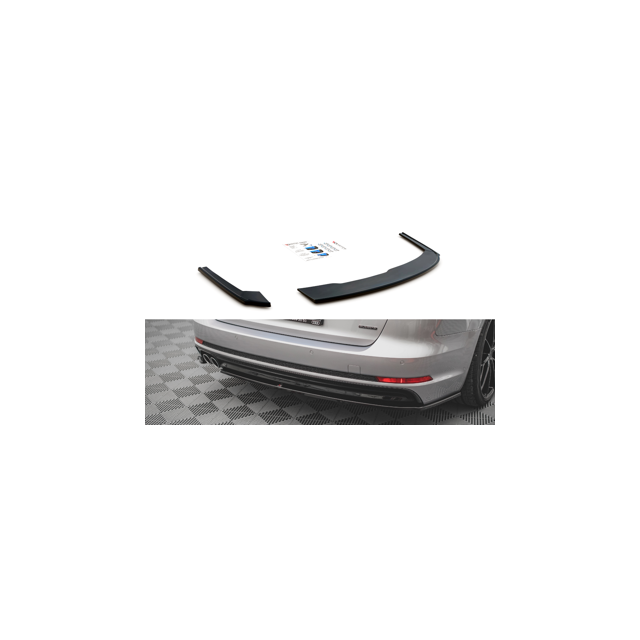 Добавки за задна броня V.2 Audi A4 S-Line B9 - Maxton Design