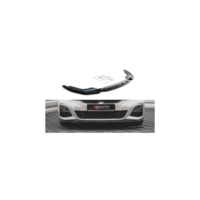 купи Добавка за предна броня/лип спойлер V.4 BMW 3 G20 / G21 M-Pack - Maxton Design