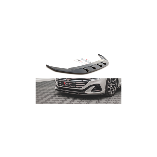 купи Добавка за предна броня/лип спойлер V.2 Volkswagen Arteon R-Line Facelift - Maxton Design