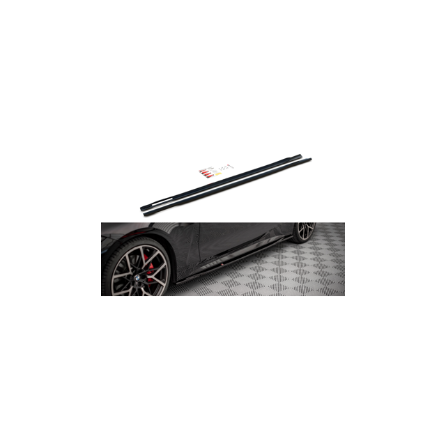 Добавки за прагове V.3 BMW 4 M-Pack G22 - Maxton Design