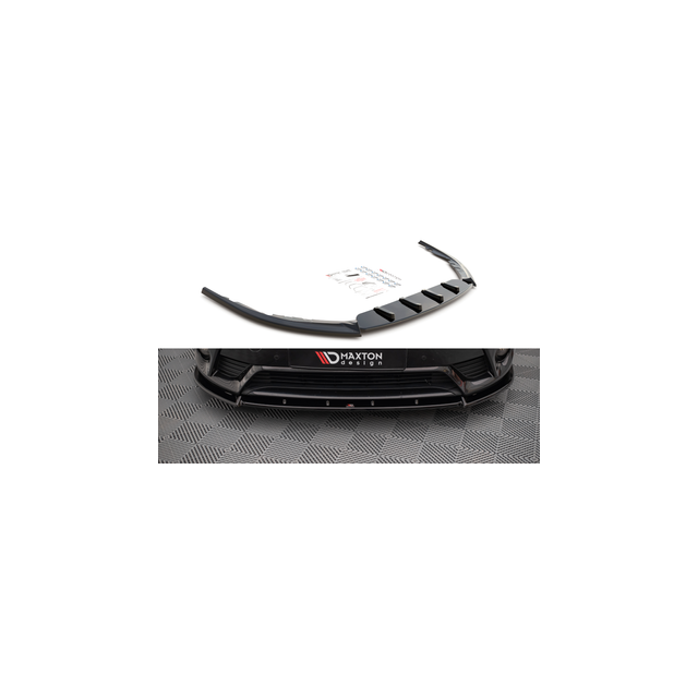 купи Добавка за предна броня/лип спойлер V.1 Toyota Avensis Mk3 Facelift - Maxton Design