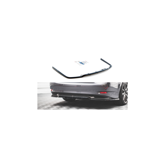 Централна Добавка за задна броня (с вертикални барове) Lexus GS F Sport Hybrid Mk4 (L10) - Maxton Design