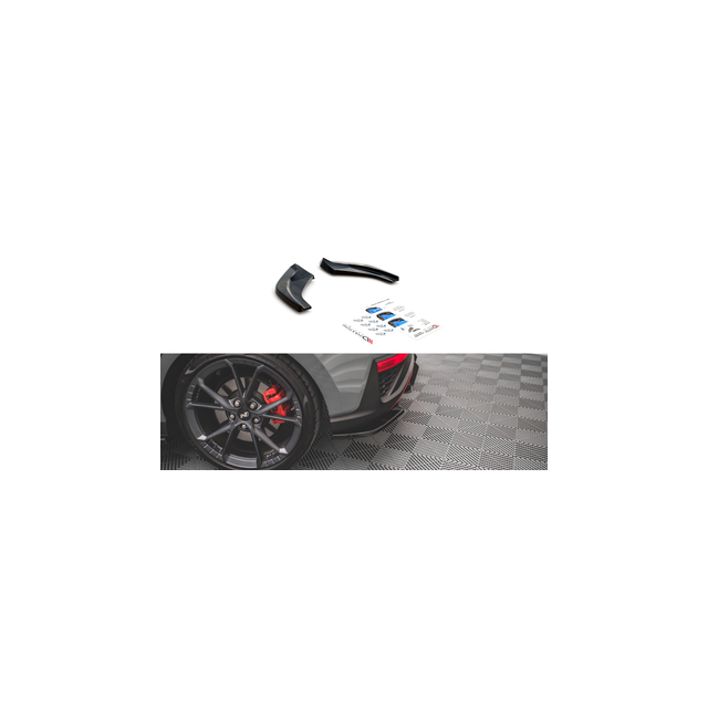 Добавки за задна броня V.2 Hyundai I30 N Хечбек Mk3 Фаслиф - Maxton Design