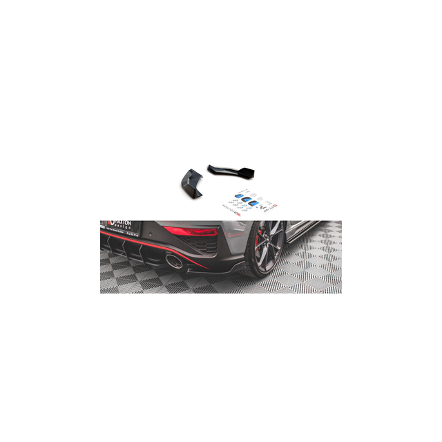 Добавки за задна броня v.3 Hyundai I30 N Hatchback Mk3 Facelift - Maxton Design