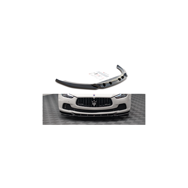 купи Добавка за предна броня/лип спойлер V.1 Maserati Ghibli Mk3 - Maxton Design