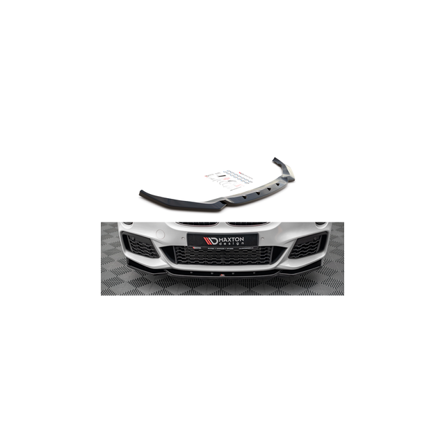 купи Добавка за предна броня/лип спойлер V.1 BMW X1 M-Pack F48 - Maxton Design