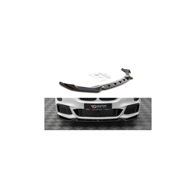 купи Добавка за предна броня/лип спойлер V.2 BMW X1 M-Pack F48 - Maxton Design