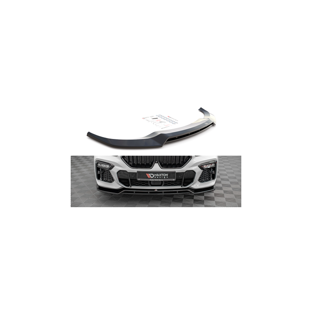 купи Добавка за предна броня/лип спойлер V.2 BMW X6 M-Pack G06 - Maxton Design