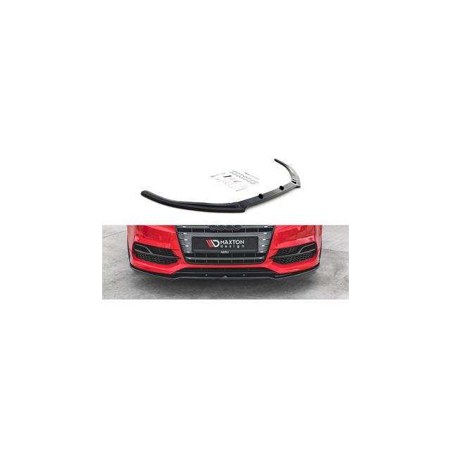купи Добавка за предна броня/лип спойлер V.2 Audi S3 / A3 S-Line 8V седан / Cabrio - Maxton Design