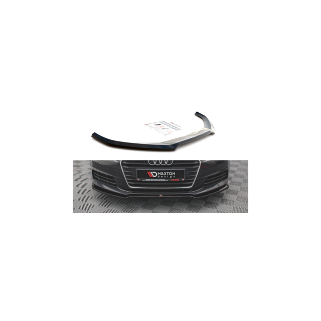 купи Добавка за предна броня/лип спойлер V.2 Audi A4 B9 - Maxton Design