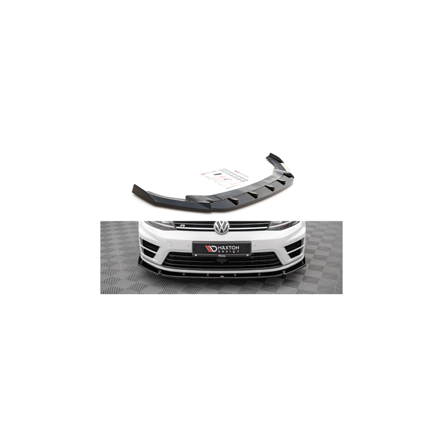 купи Добавка за предна броня/лип спойлер V.4 Volkswagen Golf R Mk7 - Maxton Design