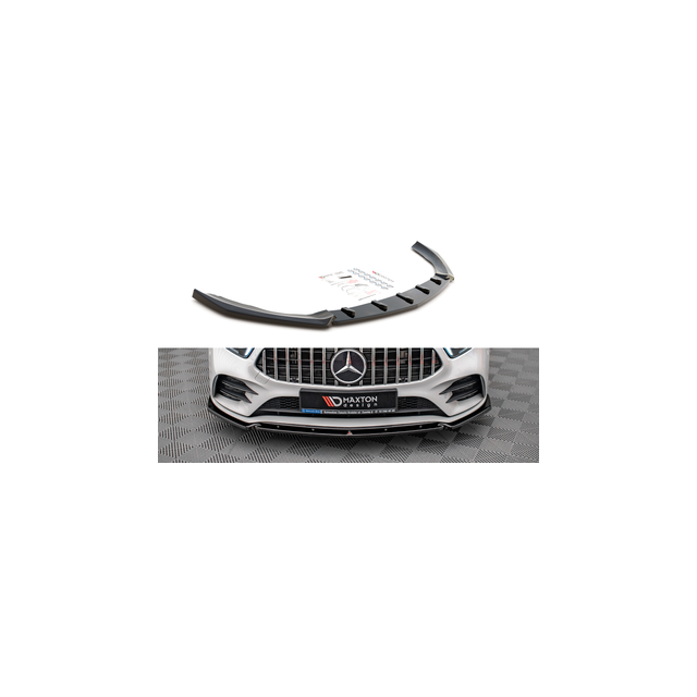 купи Добавка за предна броня/лип спойлер V.4 Mercedes A35 AMG / AMG-Line W177 - Maxton Design